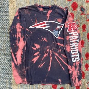 New England Patriots tie-dye long-sleeve T-shirt